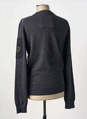 Pull col rond manches longues gris NAPAPIJRI homme