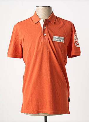 Polo coupe cintrée manches courtes orange NAPAPIJRI homme