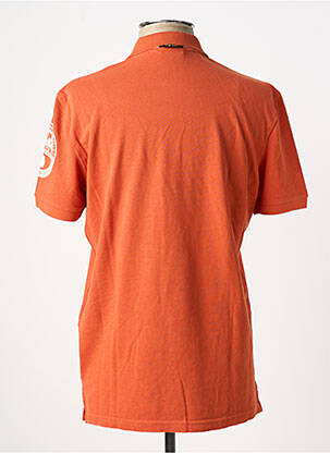 Polo coupe cintrée manches courtes orange NAPAPIJRI homme