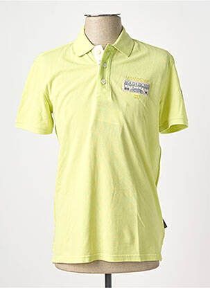 Polo coupe cintrée manches courtes vert NAPAPIJRI homme