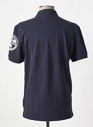 Polo coupe cintrée manches courtes bleu NAPAPIJRI homme