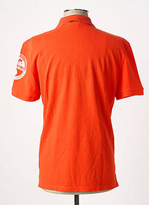 Polo coupe cintrée manches courtes orange NAPAPIJRI homme