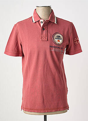 Polo coupe cintrée manches courtes rouge NAPAPIJRI homme