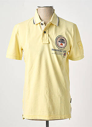 Polo coupe cintrée manches courtes jaune NAPAPIJRI homme