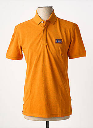 Polo coupe cintrée manches courtes orange NAPAPIJRI homme