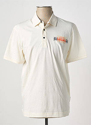 Polo coupe cintrée manches courtes blanc NAPAPIJRI homme