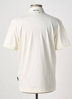 Polo coupe cintrée manches courtes blanc NAPAPIJRI homme