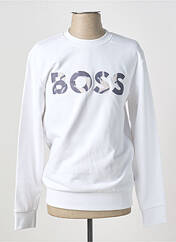 Sweat-shirt blanc HUGO BOSS pour homme seconde vue