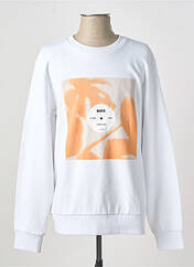 Sweat-shirt blanc HUGO BOSS pour homme seconde vue