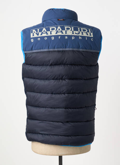 Doudoune poches sans capuche bleu NAPAPIJRI homme