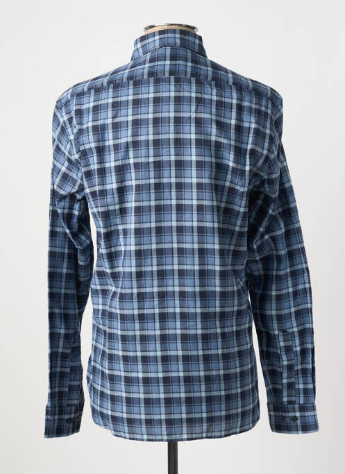 Chemise manches longues coupe droite bleu HUGO BOSS homme