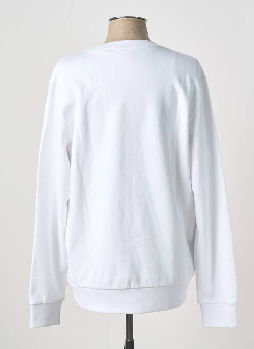 Sweat-shirt sérigraphie floquée manches longues blanc HUGO BOSS homme