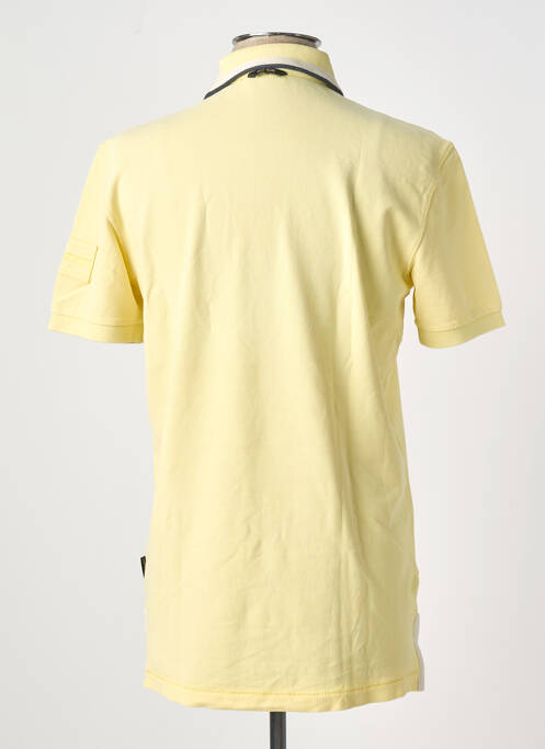 Polo coupe cintrée manches courtes jaune NAPAPIJRI homme