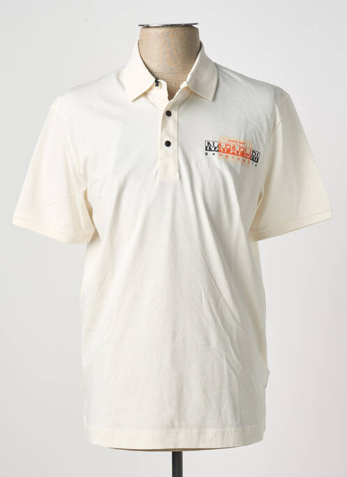 Polo blanc NAPAPIJRI pour homme