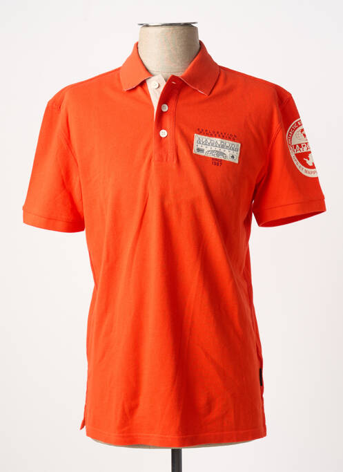 Polo orange NAPAPIJRI pour homme
