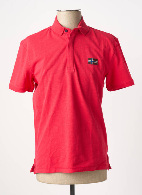 Polo rouge NAPAPIJRI pour homme