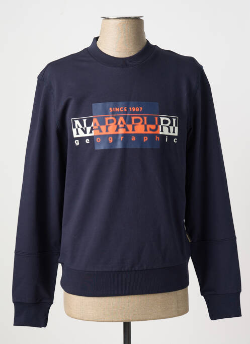 Sweat-shirt bleu NAPAPIJRI pour homme