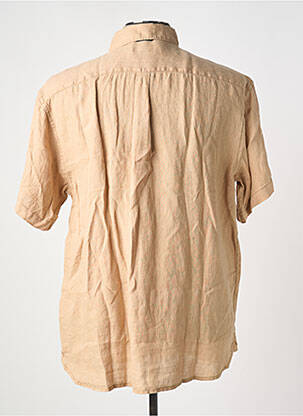 Chemise manches courtes coupe droite beige NAPAPIJRI homme