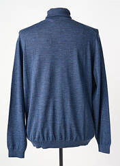 Pull col roulé bleu HUGO BOSS pour homme seconde vue