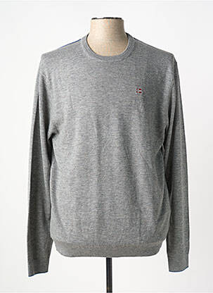 Pull gris NAPAPIJRI pour homme