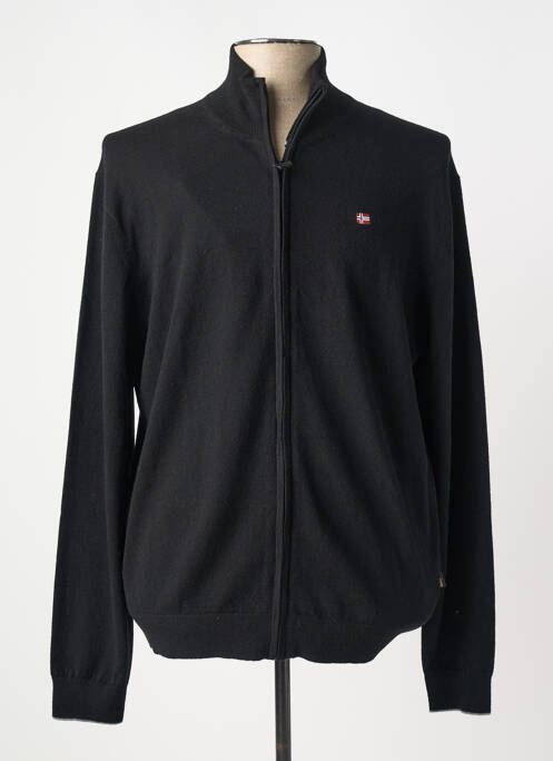 Veste casual resserrée sur le bas noir NAPAPIJRI homme
