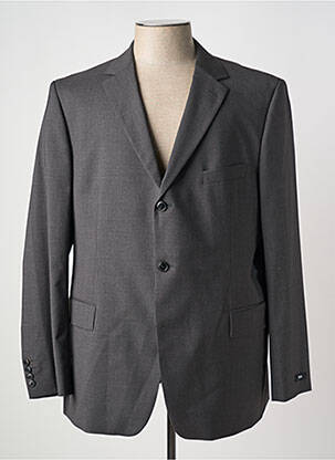 Blazer coupe cintrée gris HUGO BOSS homme