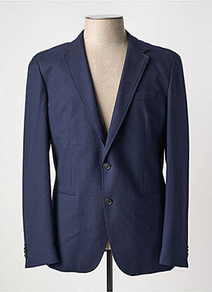 Blazer coupe cintrée bleu HUGO BOSS homme