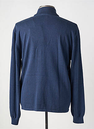 Gilet manches longues maille fine bleu NAPAPIJRI homme