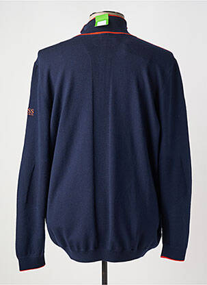 Pull col roulé manches longues manches longues bleu HUGO BOSS homme