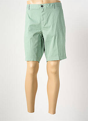 Bermuda stretch taille normale vert HUGO BOSS homme