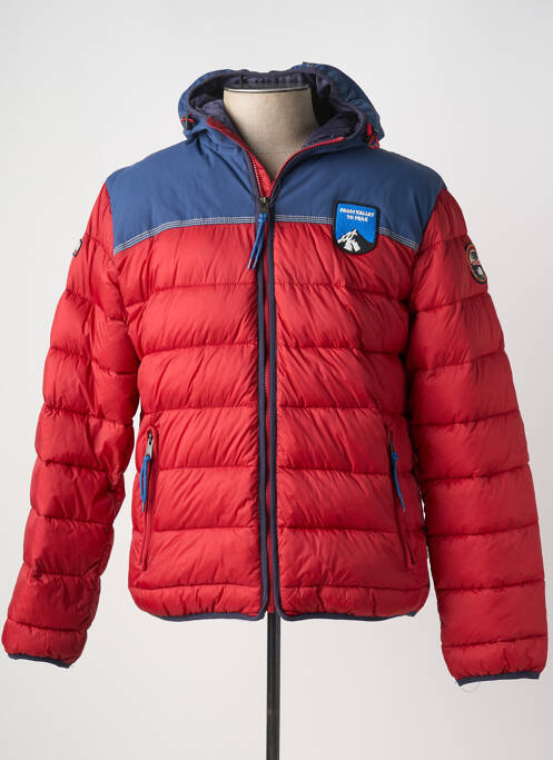 Doudoune manches longues a capuche bleu NAPAPIJRI homme