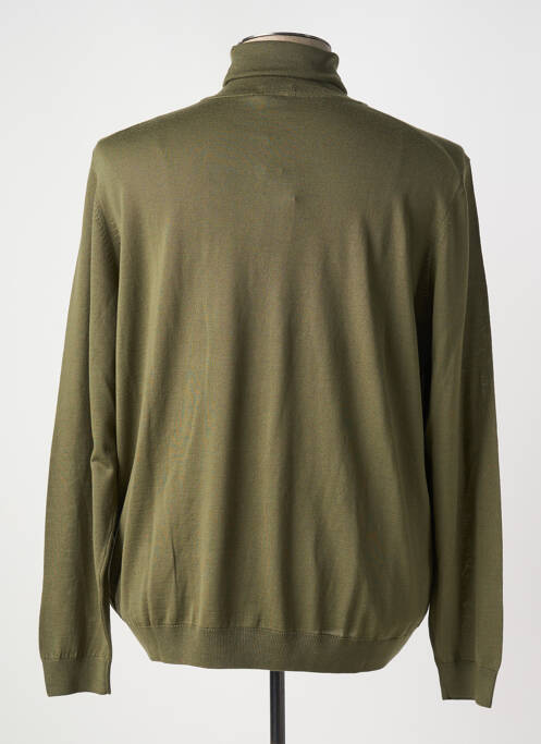 Pull col roulé vert HUGO BOSS homme