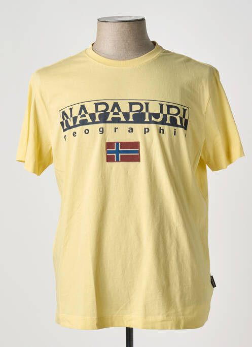 T-shirt jaune NAPAPIJRI pour homme