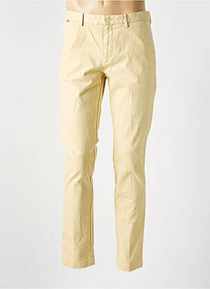 Pantalon chino fermeture zippée sous rabat avec crochet taille normale beige HUGO BOSS homme