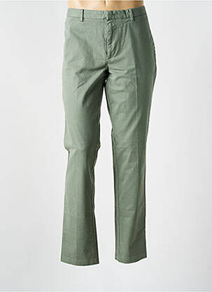 Pantalon chino fermeture zippée sous rabat avec crochet taille normale vert HUGO BOSS homme