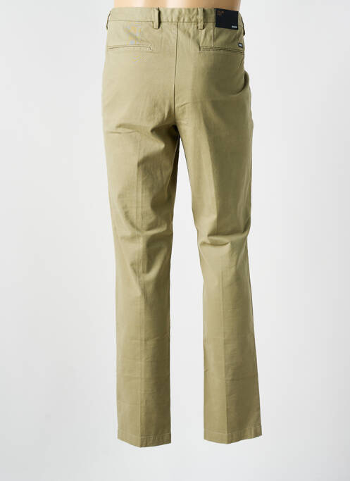 Pantalon chino fermeture zippée sous rabat avec crochet taille normale vert HUGO BOSS homme