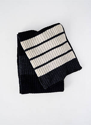 Echarpe imprimé rayures noir DOCKERS homme