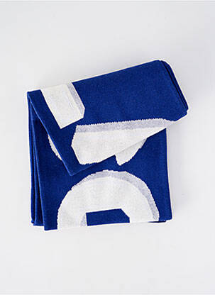 Echarpe imprimé fantaisie bleu LACOSTE homme