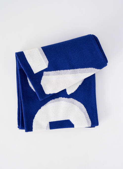 Echarpe imprimé fantaisie bleu LACOSTE homme