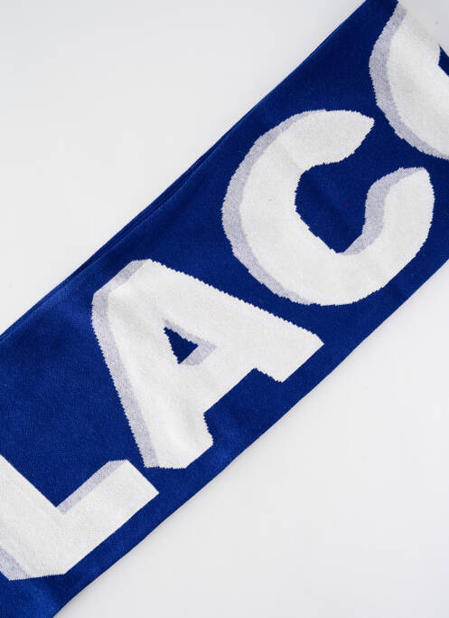 Echarpe imprimé fantaisie bleu LACOSTE homme