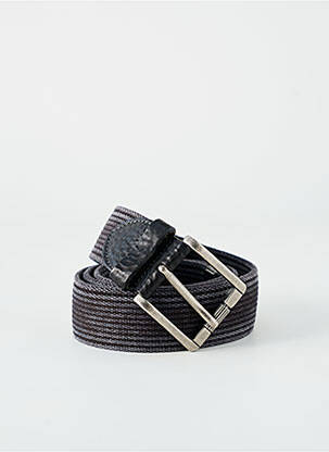 Ceinture coutures renforcées gris fonce EDEN PARK homme