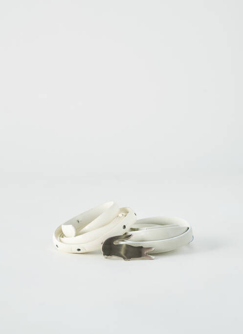 Ceinture blanc LACOSTE pour unisexe