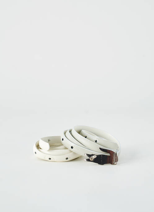 Ceinture blanc LACOSTE pour unisexe