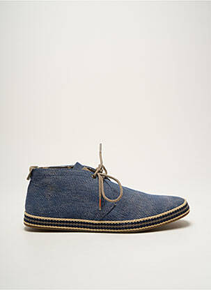 Bottines/boots fermeture lacets bout rond bleu HUGO BOSS homme