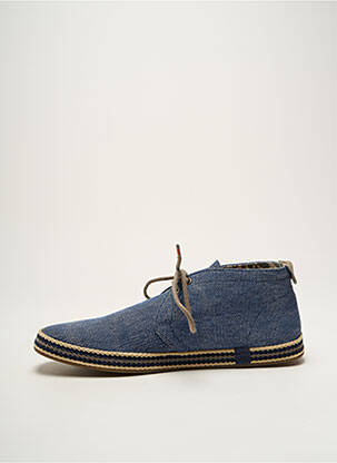 Bottines/boots fermeture lacets bout rond bleu HUGO BOSS homme