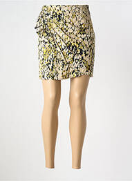 Jupe courte doublure noir LOVIE & CO femme