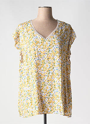 Blouse jaune MELYA MELODY pour femme