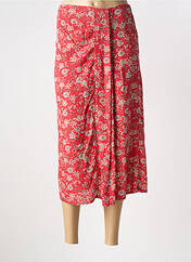 Jupe mi-longue rouge C'EST BEAU LA VIE pour femme seconde vue