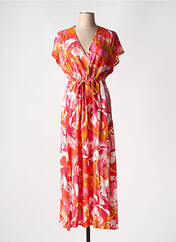 Robe longue orange C'EST BEAU LA VIE pour femme seconde vue