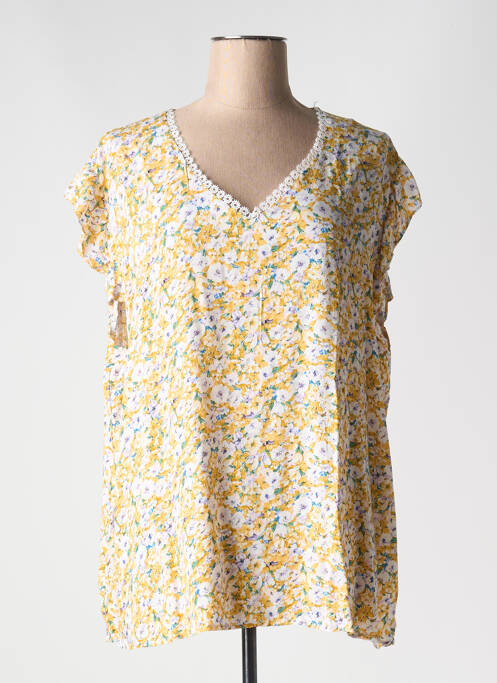 Blouse jaune MELYA MELODY pour femme